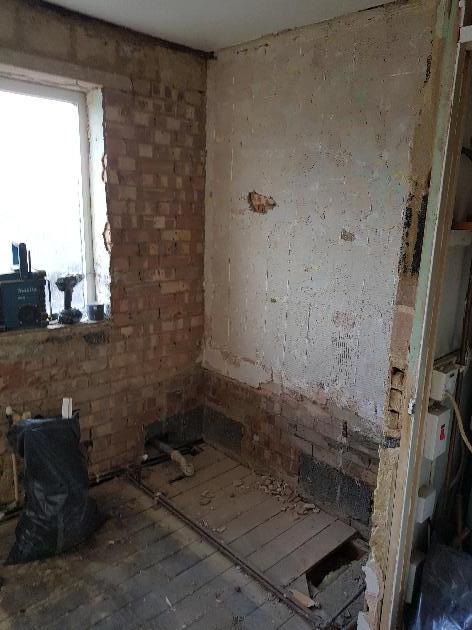 Bathroom Refurbishment Ashford DURING